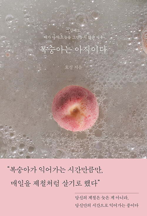 익어야 할 것들은 아직 끝나지 않았다, 『복숭아는 아직이다』 (효정, 필름)